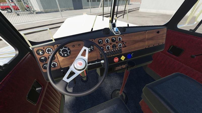 Тягач Kenworth W900A версия 1.8.1.0 для Farming Simulator 2019
