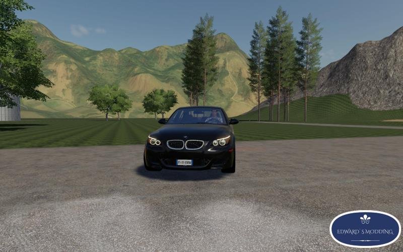 Автомобиль BMW M5 E60 FS19 V1.0 для Farming Simulator 2019