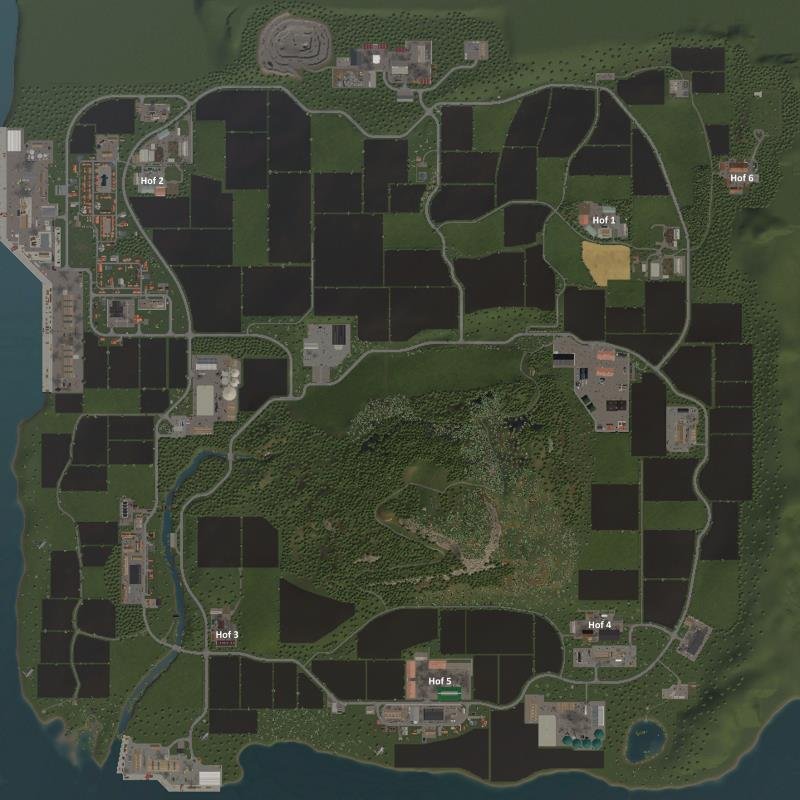 Карта SCHWATZINGEN MAP V2.0 для Farming Simulator 2019