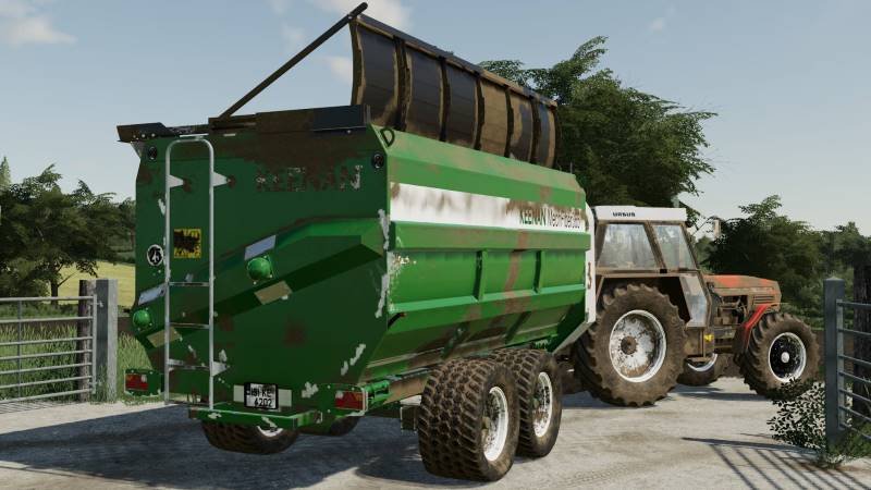 Кормосмеситель KEENAN MECH FIBRE 365 FEEDER WAGON V1.0.0.0 для Farming Simulator 2019