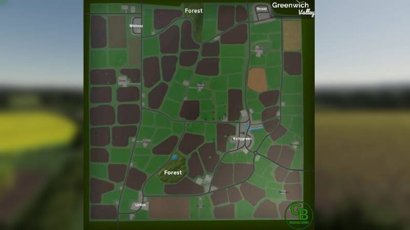 Карта GREENWICH VALLEY V1.1.0.0 для Farming Simulator 2019