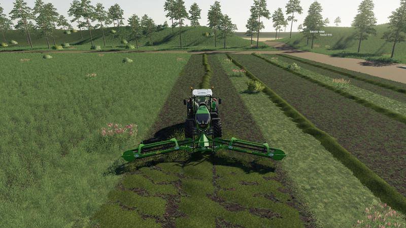 Фронтальная валковая жатка RAKE NADAL R90 FRONT V1.0.0.0 для Farming Simulator 2019