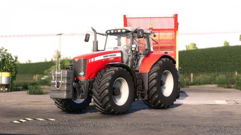 Трактор MASSEY FERGUSON 7400 V1.0.0.0 для Farming Simulator 2019