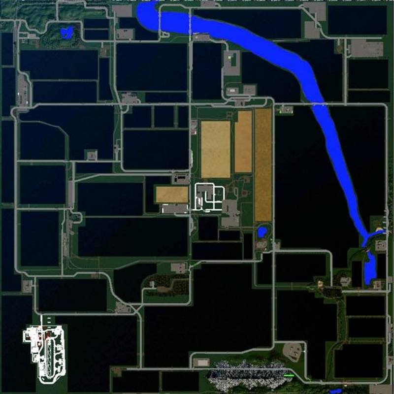Карта SAXONIA FOR LS19 V2.1.1 (RU) для Farming Simulator 2019