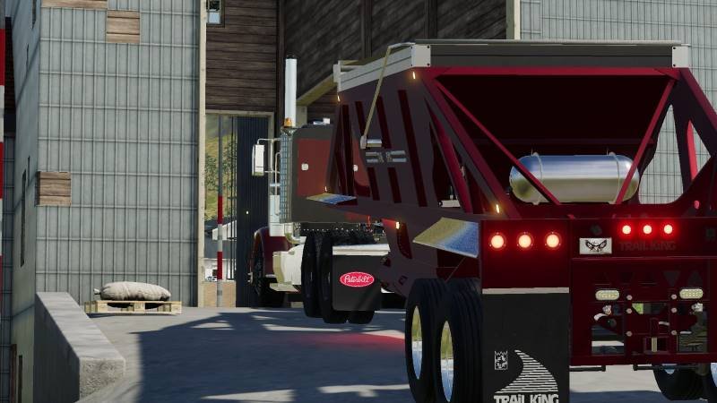 Полуприцеп EXP19 TRAILKING BELLY DUMP V1.0 для Farming Simulator 2019