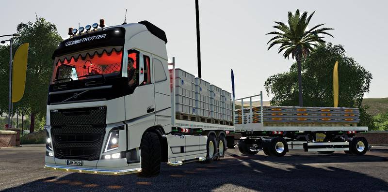 Пак VOLVO FH16 AUFBAUTENPACK UPDATE V1.2 для Farming Simulator 2019