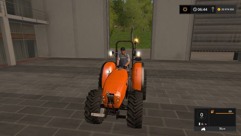 Трактор KUBOTA M6060 v 2.1 для Farming Simulator 2017