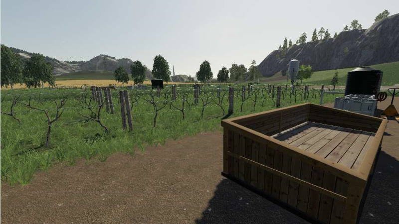 Покупаемый виноградник VINEYARD V1.0.0.0 для Farming Simulator 2019