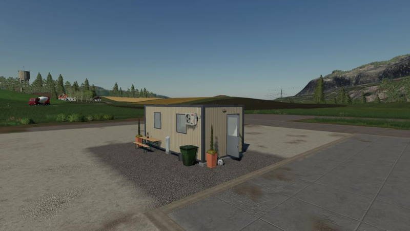 Бытовка CONTAINER HOUSE V1.0.0.0 для Farming Simulator 2019
