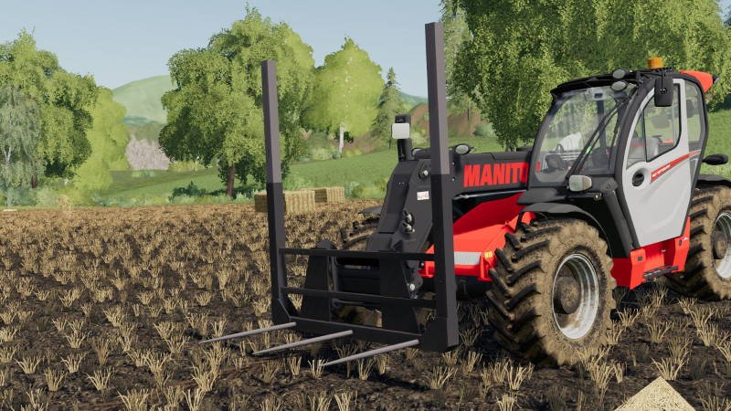 Вилы для тюков FOURCHE A BALLES V1.0 для Farming Simulator 2019