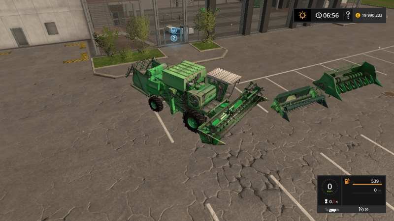 Комбайн ДОН 1500 А v 1.1 для Farming Simulator 2017