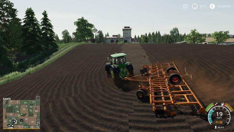 Плуг HORSCH JOKER 12 RT PLOW FS19 V1.1 для Farming Simulator 2019