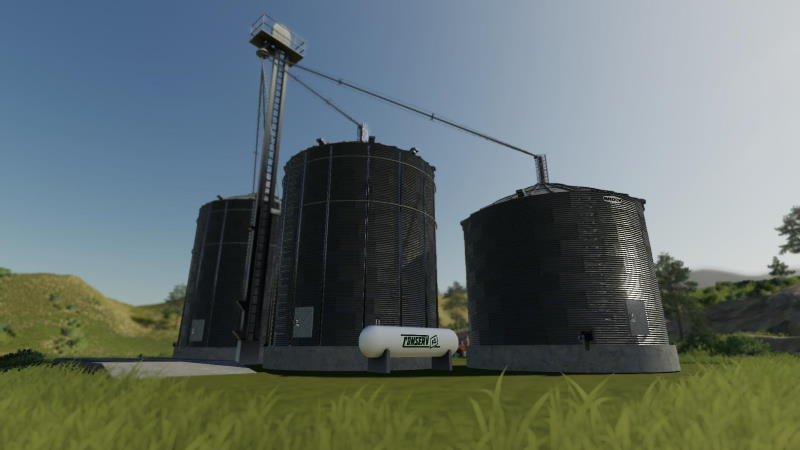 Хранилище LARGE GRAIN SILO WITH DRYER V1.0 для Farming Simulator 2019