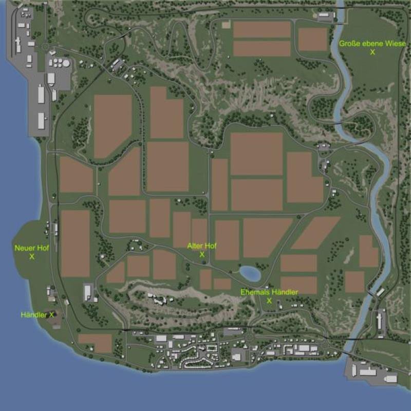 Карта PEOPLE BRUNN SEASONS READY V2.1 для Farming Simulator 2019