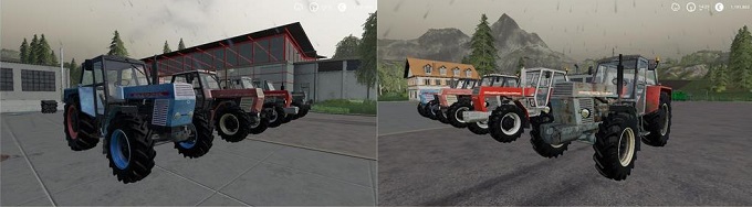 Скачать большой пак тракторов Zetor Crystal Pack v2.0 для Farming Simulator 2019