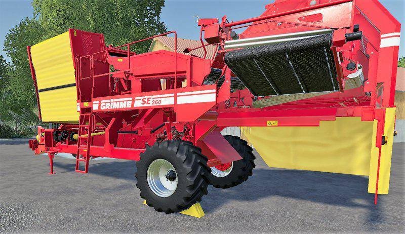Картофелеуборочный комбайн GRIMME SE260 V1.0.0.0 для Farming Simulator 2019