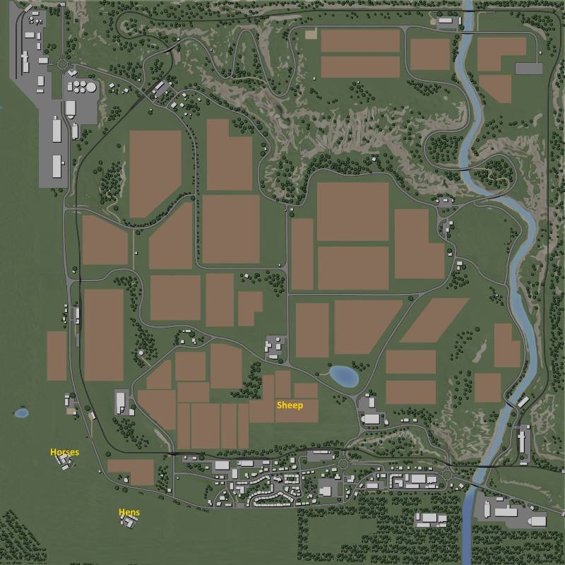 Карта FS19 YOURFARM V2.0 FINAL для Farming Simulator 2019