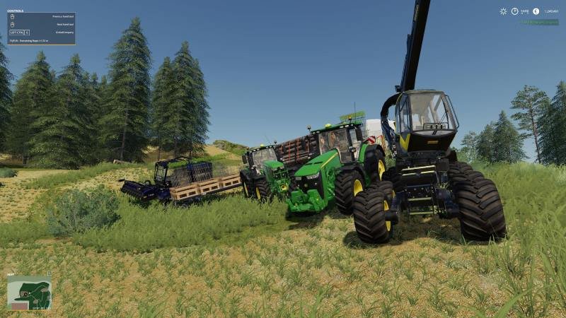 Пак для леса FOREST PACK V1.0.0.0 для Farming Simulator 2019