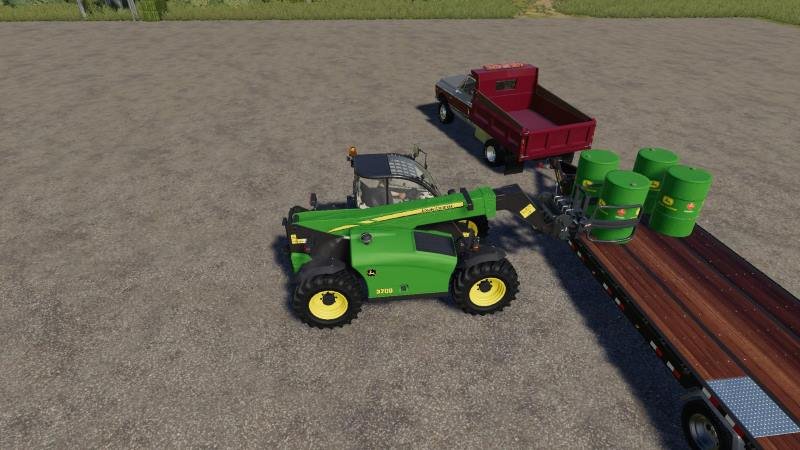 Бочки с топливом JOHN DEERE DIESEL BARREL V1.0 для Farming Simulator 2019