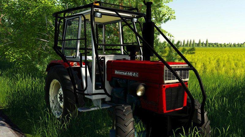 Трактор UNIVERSAL 445 DTC V1.0 для Farming Simulator 2019