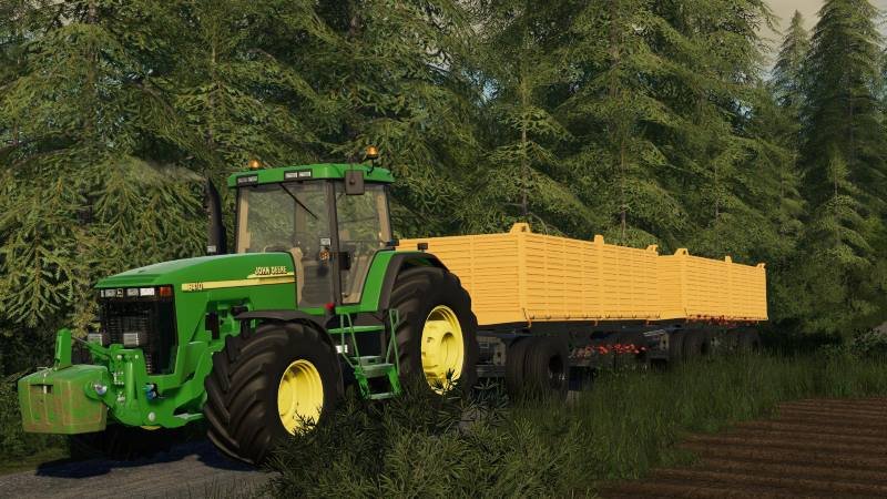 Трактор JOHN DEERE 8000/8010 V1.0.0.0 для Farming Simulator 2019