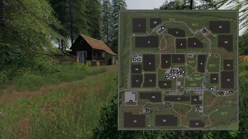 Карта DREISTERNHOF MAP V1.0.0.7 для Farming Simulator 2019