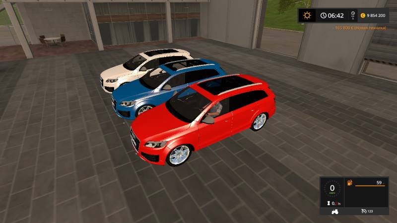 Автомобиль AUDI Q7 v 1.0 для Farming Simulator 2017