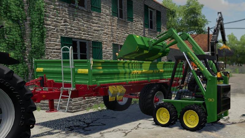 Погрузчик JD90 SKID STEER LOADER V1.0.0.1 для Farming Simulator 2019