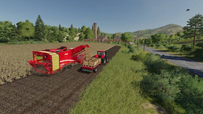 Ящики PALLET BOX V1.0.0.0 для Farming Simulator 2019
