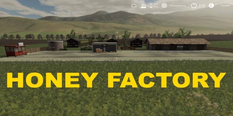 Производство меда HONEY PLACEABLE V1.0.5 для Farming Simulator 2019