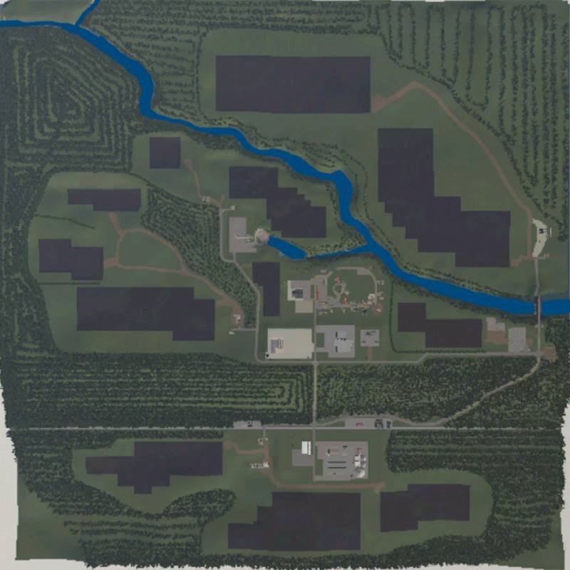 Карта HOME FARM V1.0.0.0 для Farming Simulator 2019