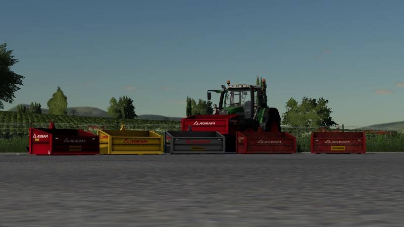 Навесные ящики AGRAM V1.0.0.0 для Farming Simulator 2019