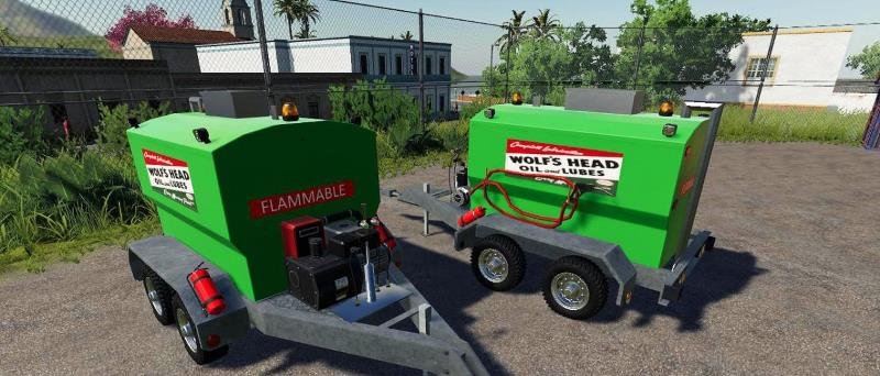 Прицеп заправщик Refillable Fuel Trailer V1.0  для Farming Simulator 2019