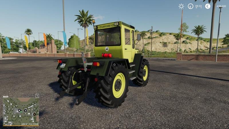 Трактор MB TRAC 1000 INTERCOOLER FINAL NEW V1.3.0 для Farming Simulator 2019