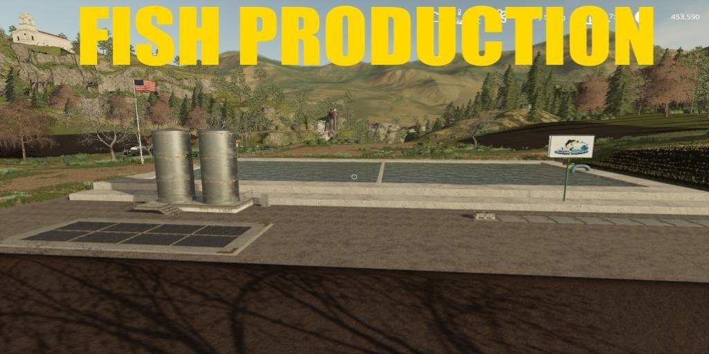 Производство рыбы FISH PRODUCTION V1.0.5 для Farming Simulator 2019
