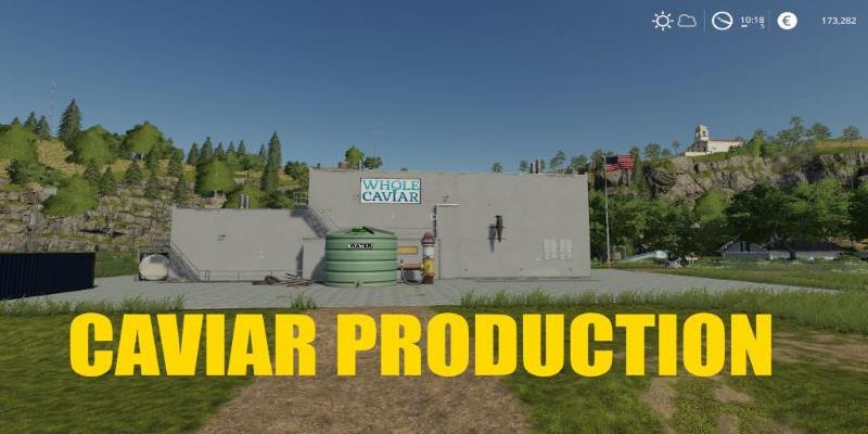 Производство икры CAVIAR PRODUCTION V1.0  для Farming Simulator 2019