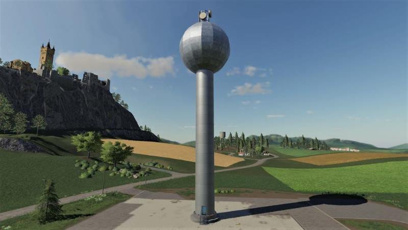 Водонапорная башня PLACEABLE WATERTOWER V1.0.0.0 для Farming Simulator 2019