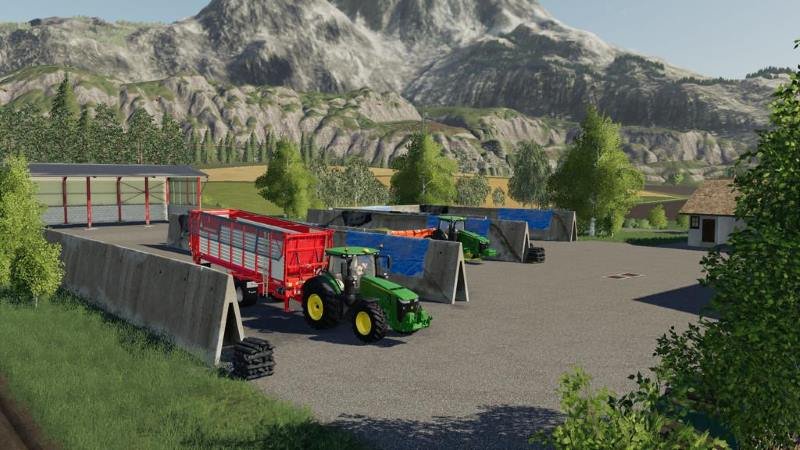 Пак силосных ям BUNKER SILO MA7 V1.0.0.0 для Farming Simulator 2019