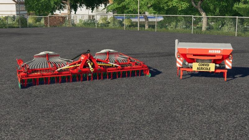 Пак KVERNELAND NGS 601 F35 DF2 V1.0.0.0 для Farming Simulator 2019
