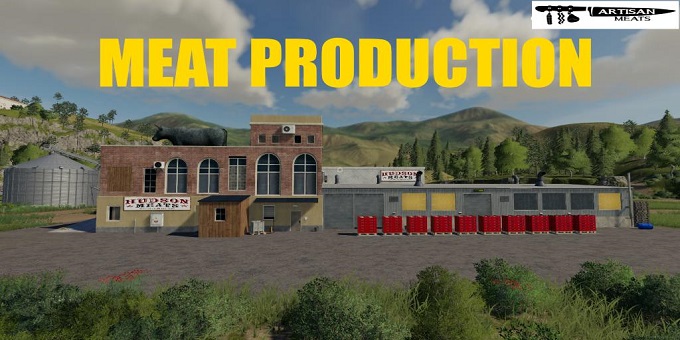 Производство мяса MEAT PRODUCTION V1.0.6 для Farming Simulator 2019