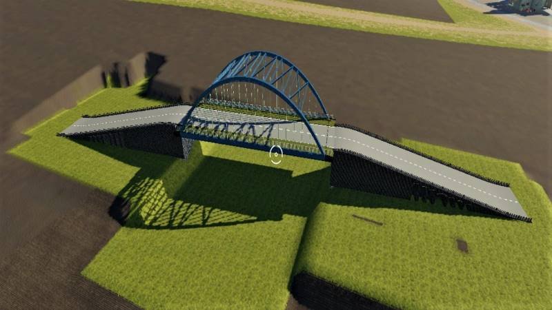 Покупаемый мост LARGE POSITIONABLE BRIDGE V1.0 для Farming Simulator 2019