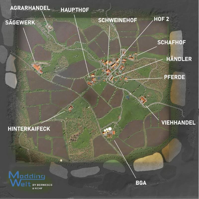 Карта HINTERKAIFECK MAP V3.0.4.0 для Farming Simulator 2019