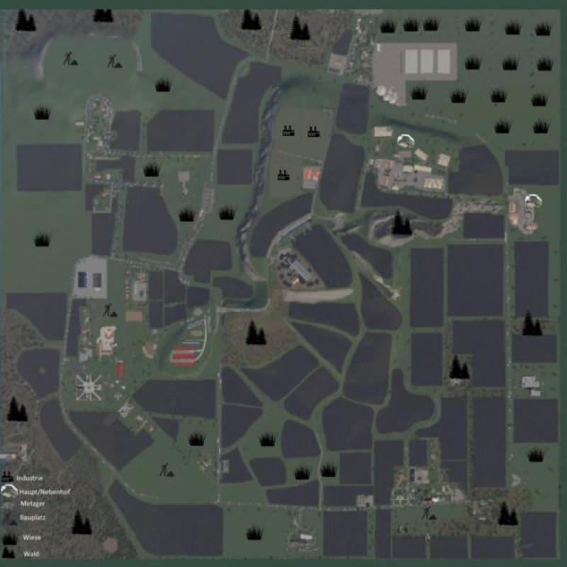 Карта  COUNTY BARLEY V2.0.0.0 для Farming Simulator 2019