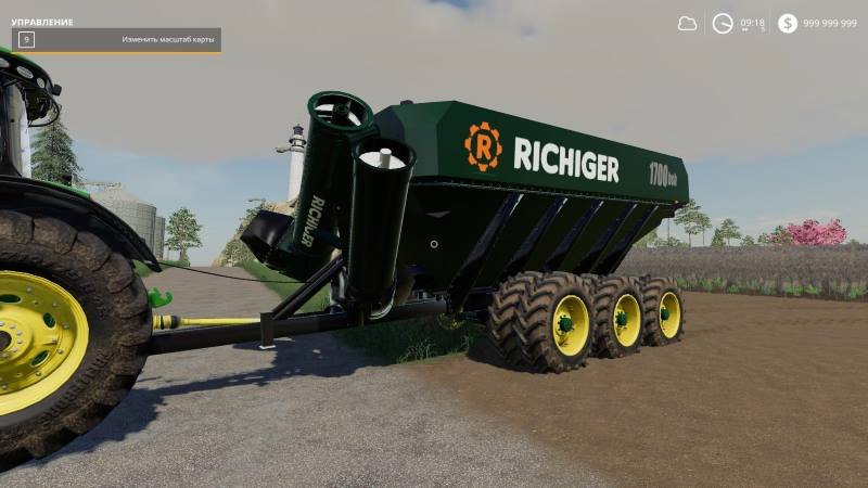 Прицеп перегрузчик RICHIGER 1700BSH V1.0.0.0 для Farming Simulator 2019