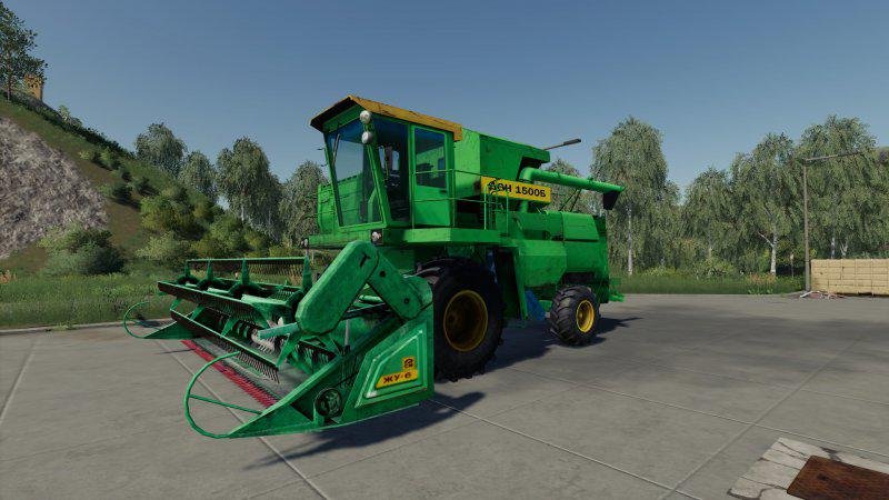 Комбайн ДОН 1500Б v 1.0 для Farming Simulator 2019