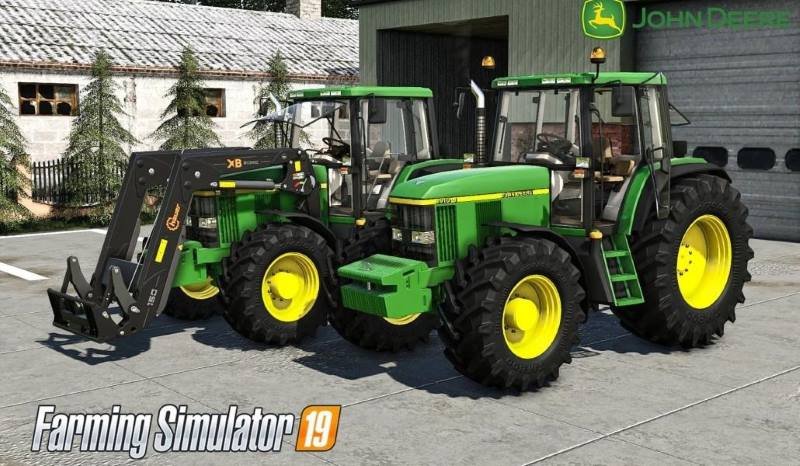 Трактор JOHN DEERE 6610 / 6810 / 6910 / 6910S V2.5 для Farming Simulator 2019