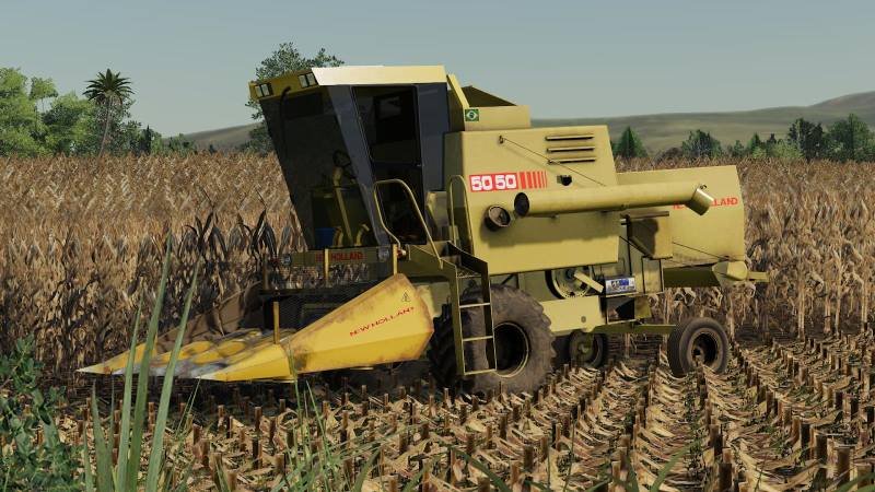 Комбайн NEW HOLLAND 50505 V1.0 для Farming Simulator 2019