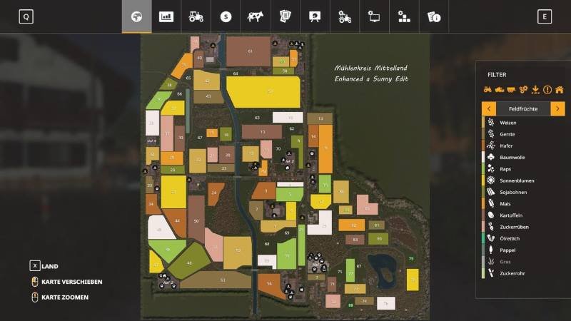 Карта MUEHLENKREIS MITTELLAND ENHANCED FINAL V2.0 для Farming Simulator 2019