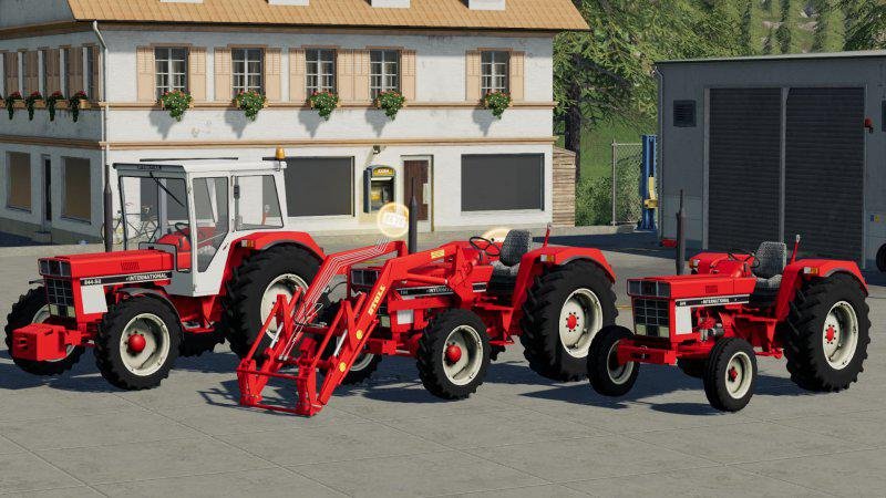 Трактор IH PACK 644-744-844SB V1.0.0.0 для Farming Simulator 2019