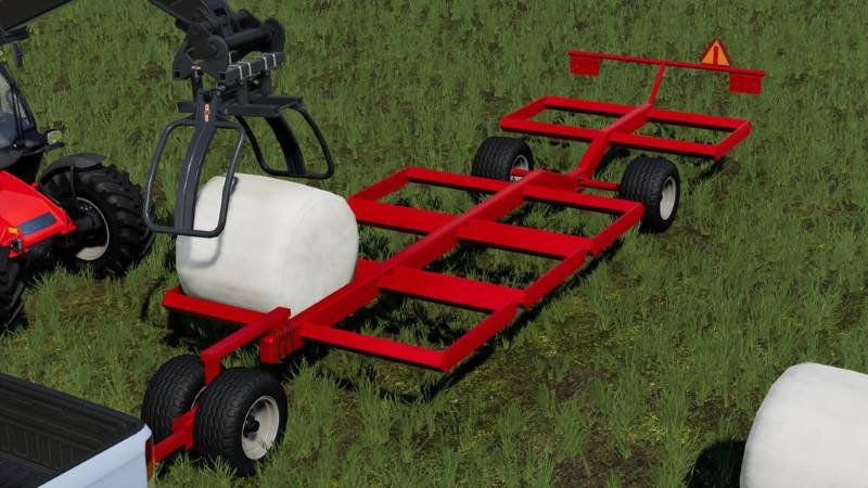 Прицеп для тюков DMI METALWORX BALE TRAILER V1.0.0.0 для Farming Simulator 2019